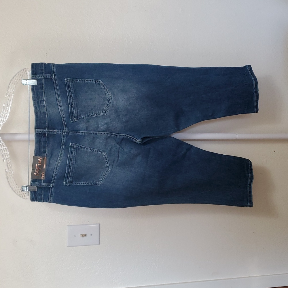 Curvy Denim Capri - Picture 2 of 7